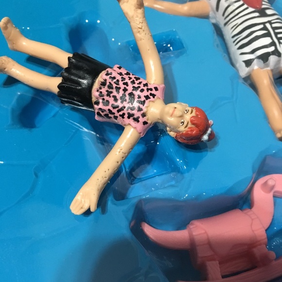 THE FLINTSTONES 1993 Bendable Figure 6 Pc Set - Picture 10 of 12